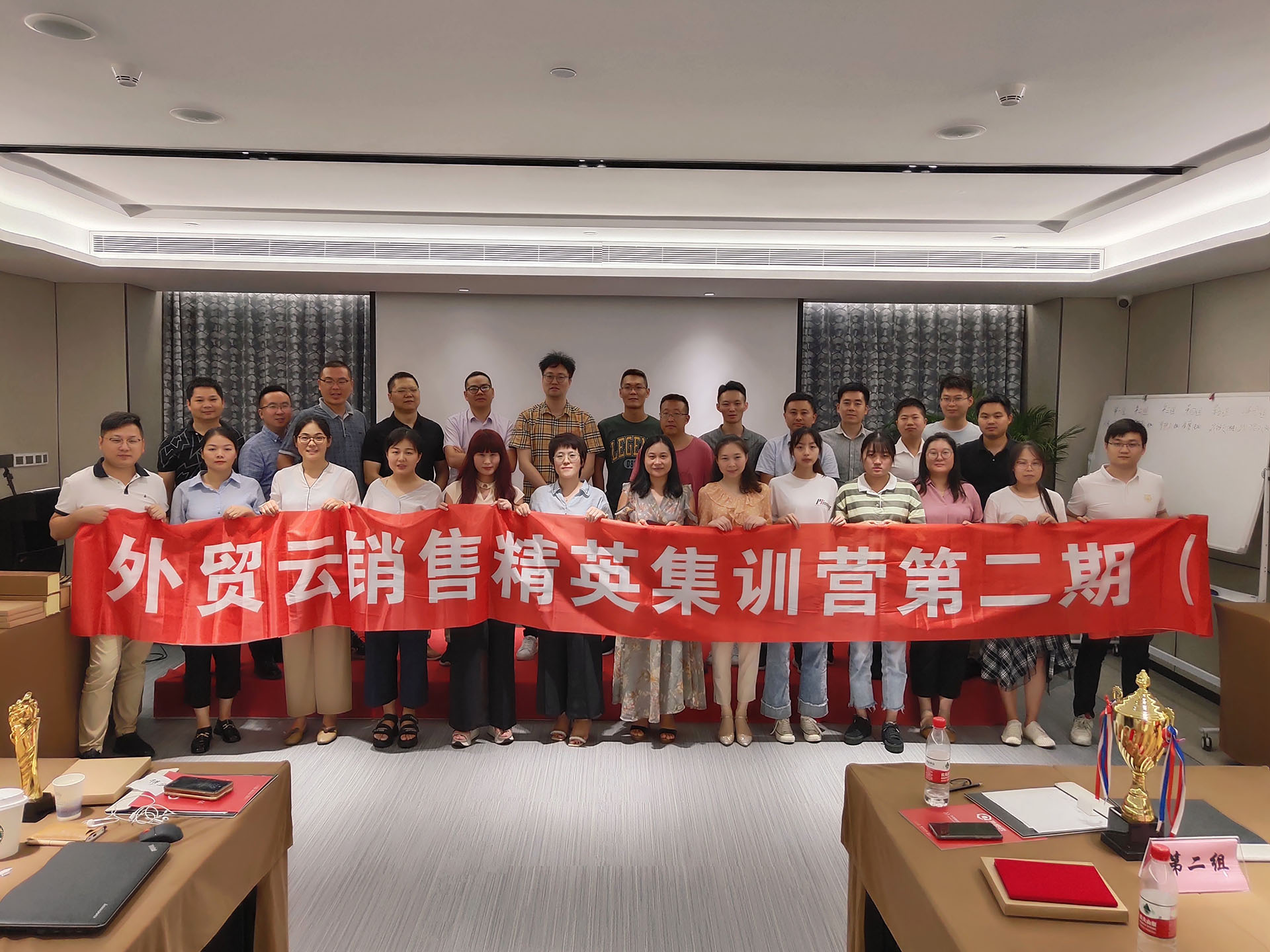 外貿云銷售精英集訓營第二期合影
